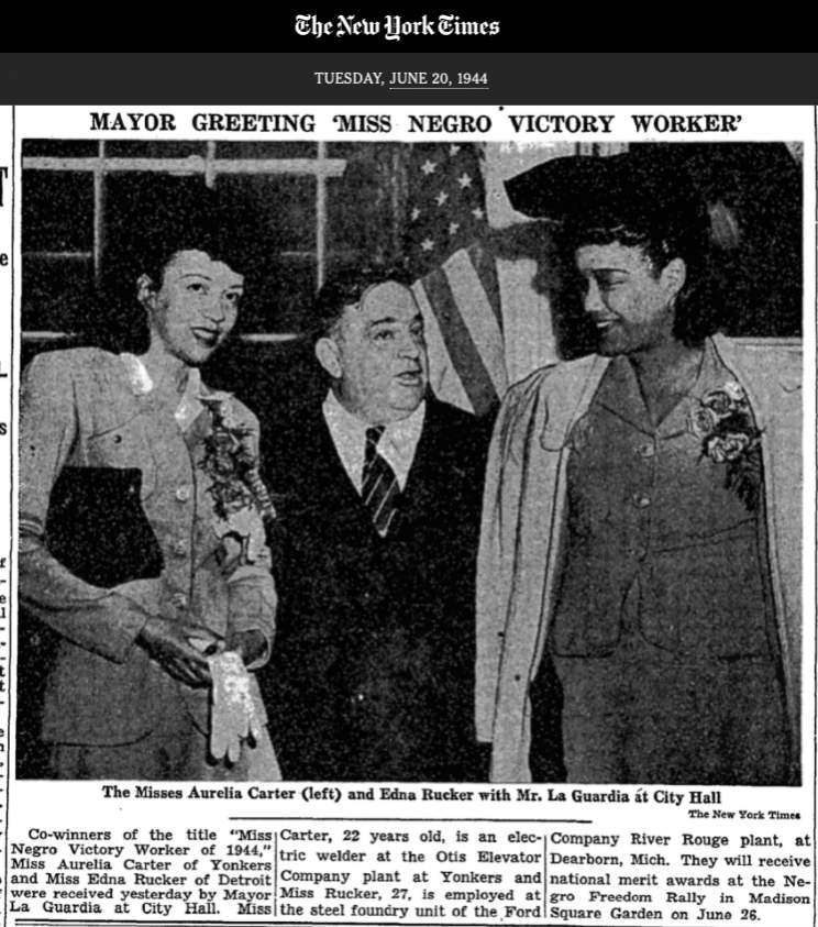 Name:  1944-06-20 MAYOR GREETING 'MISS NEGRO VICTORY WORKER'.jpg
Views: 479
Size:  100.9 KB